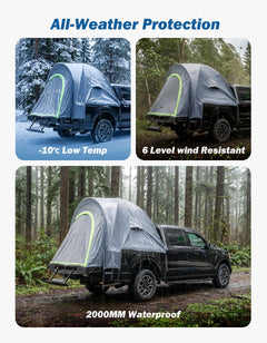 Pickup Truck Tent 2.0 PU2000mm Waterproof, Double-Layer