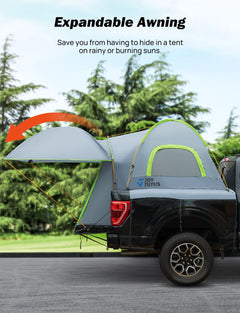 Pickup Truck Tent Bed Tent with Removable Awning