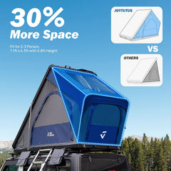JOYTUTUS Overland Aluminum Hard Shell Rooftop Tent