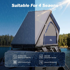 JOYTUTUS Overland Aluminum Hard Shell Rooftop Tent