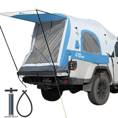 Inflatable Truck Bed Tent with Awning – 2 Person Pickup Camping Tent