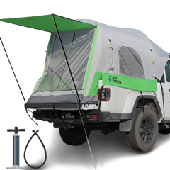 Inflatable Truck Bed Tent with Awning – 2 Person Pickup Camping Tent