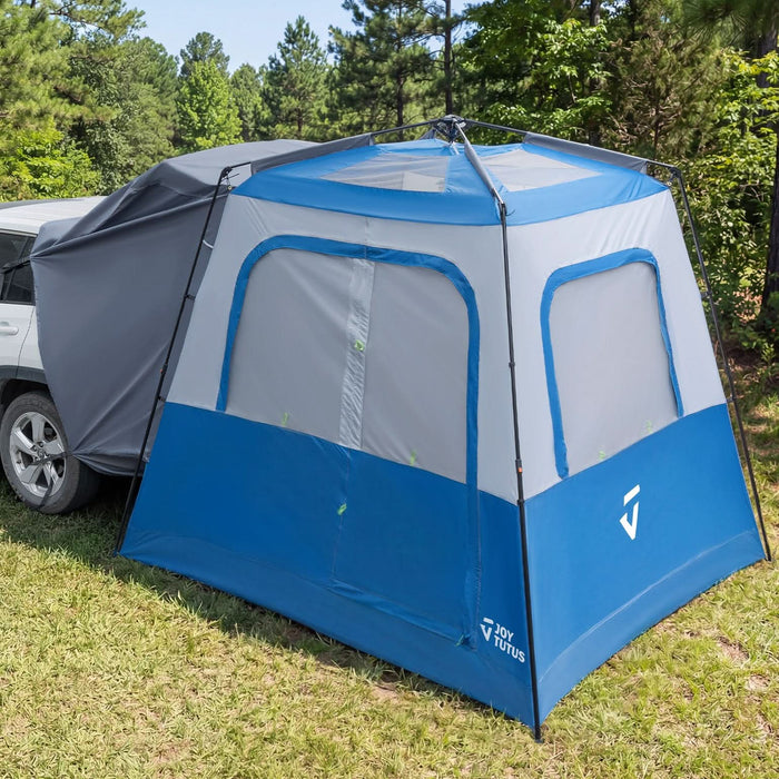 SUV Camping Tent for 5-8 Person, Automatic Instant Setup with  Waterproof Rainfly