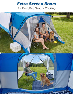 SUV Tent with Screen Porch and Awning