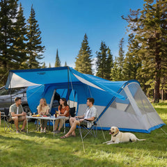 SUV Tent with Screen Porch and Awning
