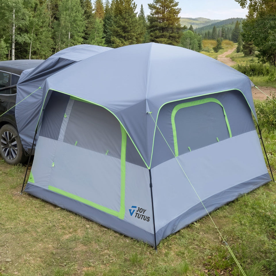 SUV Camping Tent for 4-6 Person, Dual-Use Car Tent with Double Door