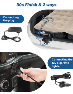 SUV & Truck Air Mattress for Car Camping, Foldable Design