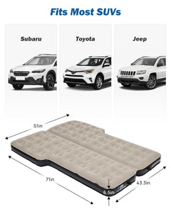 SUV & Truck Air Mattress for Car Camping, Foldable Design