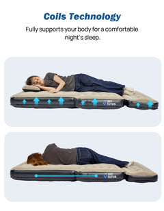 5.5-6.7ft Extended Truck Bed Air Mattress for Full-Size Beds