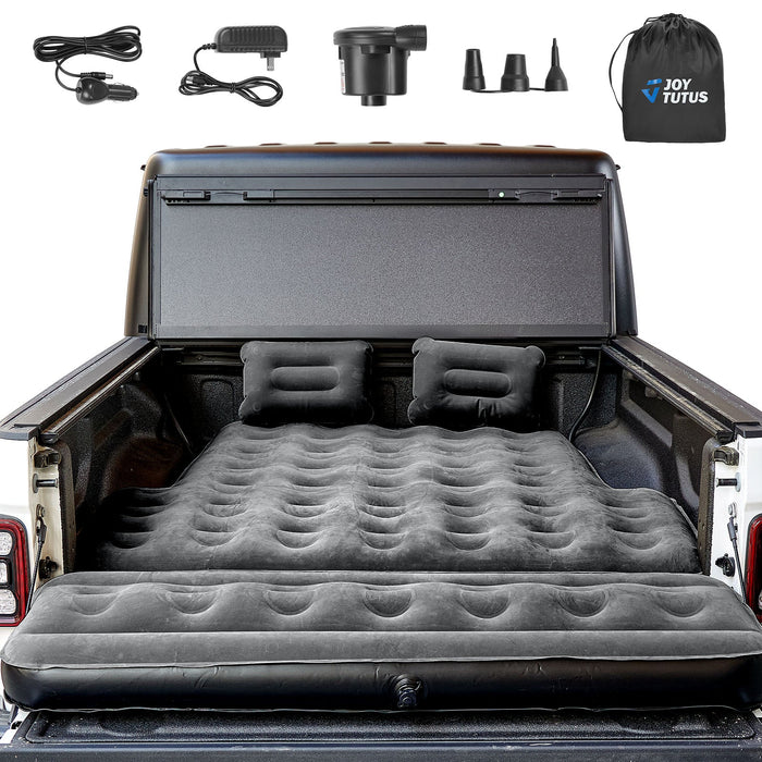 Truck Bed Air Mattress with Tailgate Extension – Compact Pickup Camping Bed - 5-5.2Ft Truck Bed