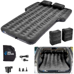 Large SUV Air Mattress with Extender – Car Camping Inflatable Bed