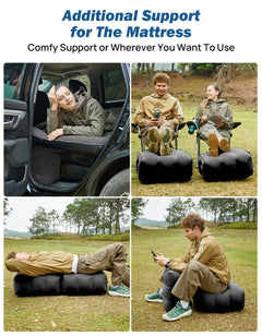 Large SUV Air Mattress with Extender – Car Camping Inflatable Bed