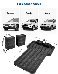Large SUV Air Mattress with Extender – Car Camping Inflatable Bed