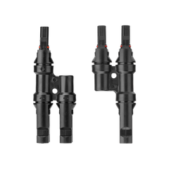 Solar Branch Connectors Y Connector in Pair MMF+FFM Parallel Connection (2 Pairs)