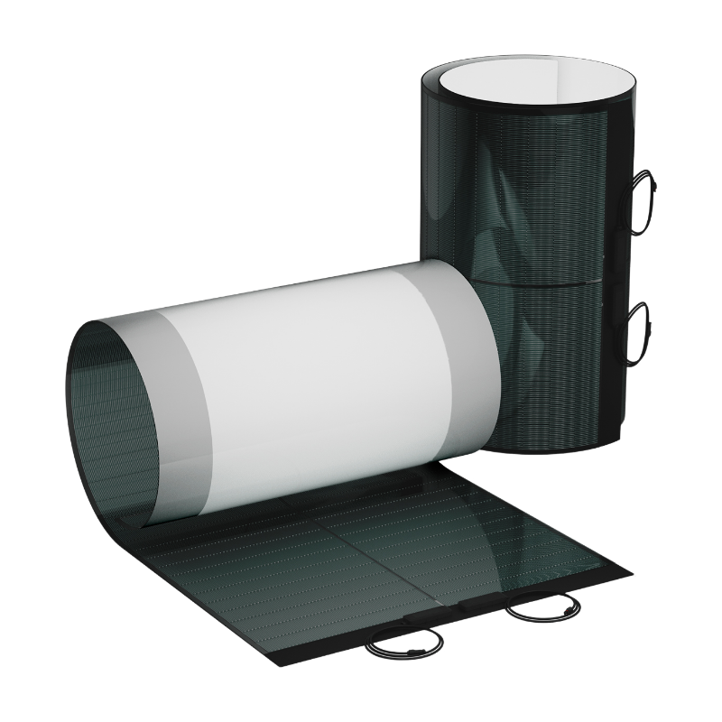 Yuma 200W(100W*2pcs) CIGS Thin-film Flexible Solar Panel (Square with Holes)