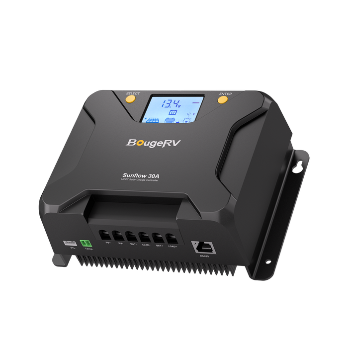 BougeRV Sunflow 30A MPPT Solar Charge Controller 12V/24V