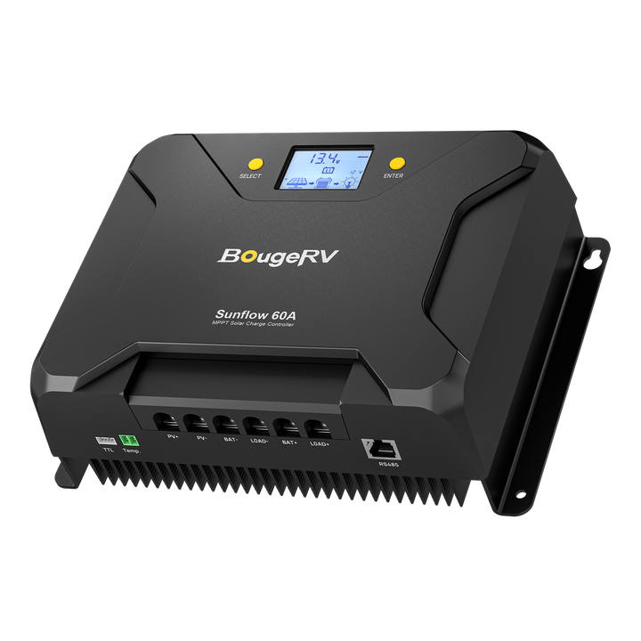 BougeRV Sunflow 60A MPPT Solar Charge Controller 12V/24V