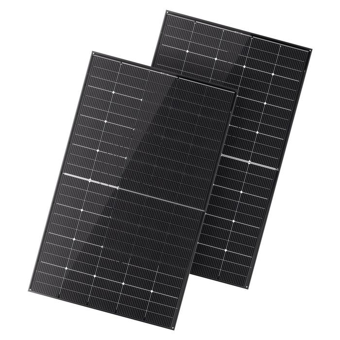 BougeRV 300 Watt N-Type Rigid Bifacial 16BB Mono Solar Panel - 🔥2PCS