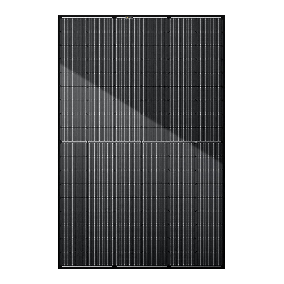 BougeRV 400 Watt 12V/24V Rigid Bifacial 10BB Mono Solar Panel