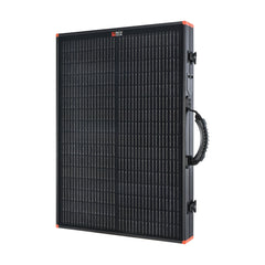 MEGA 100 Portable Briefcase Solar Panel | 100 Watt Portable Solar Panel | Premier 12V Portable Solar Panel for Generators, Power Stations, Vans | High Efficiency BACKORDER
