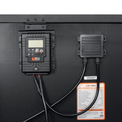 MEGA 200 Portable Briefcase Charging Kit | 200 Watt Portable Solar Panel | Premium 12V Portable Solar Panel for Generators, Vans, Campers | High Efficiency