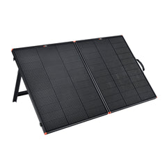 MEGA 200 Portable Briefcase Charging Kit | 200 Watt Portable Solar Panel | Premium 12V Portable Solar Panel for Generators, Vans, Campers | High Efficiency