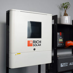 NOVA 6500S | 6500 Watt (6.5kW) 48 Volt Off-Grid Hybrid Solar Inverter | Premium 6500W 48V Hybrid Inverter for Campers, Cabins, Tiny Homes, ADUs, RVs, Off-Grid | Huge LCD Touchscreen with Ambient Lights | UL Certified