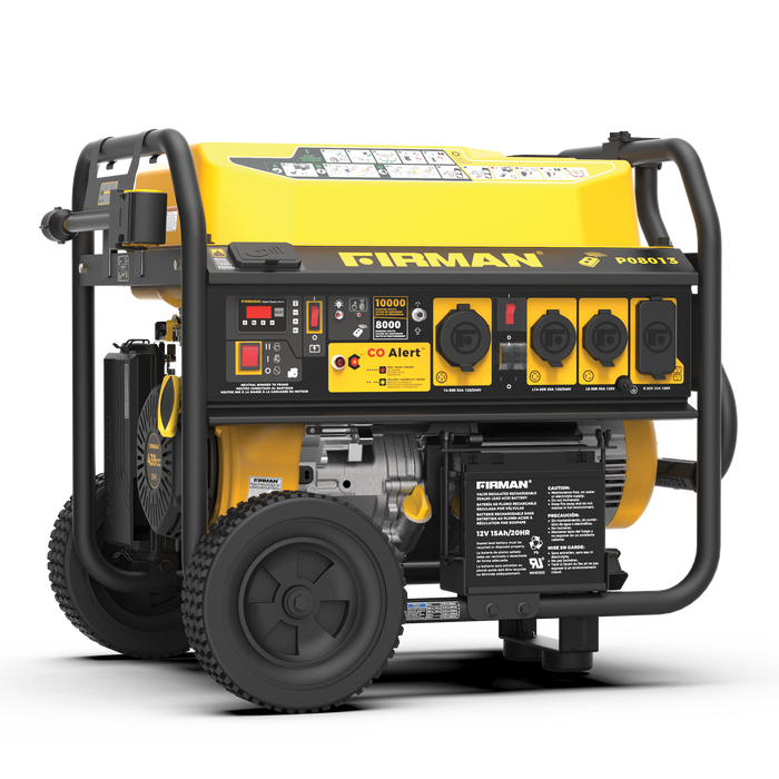 Gas Portable Generator 10000/8000W Remote Start 120/240V with CO alert