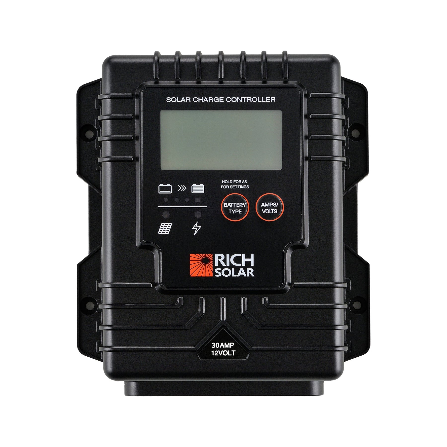 BRAVO Waterproof 30 | 30 Amp Waterproof PWM Solar Charge Controller