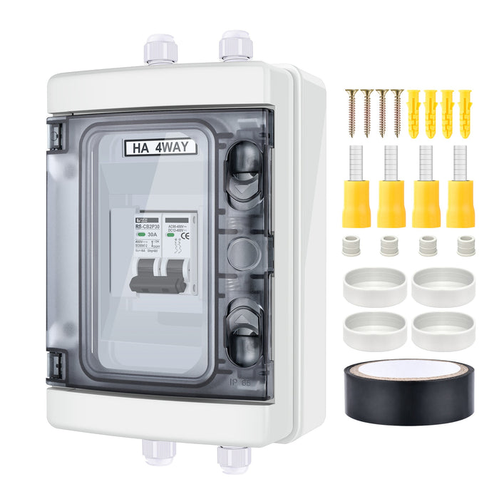2 Pole Outdoor Circuit Breaker Box