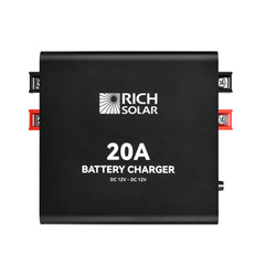 12V 20A DC-DC Battery Charger for RV, Van, Boat, Off-Grid | Lithium & Lead-Acid Batteries