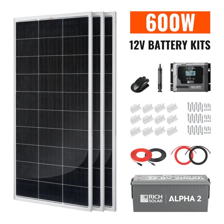 Rich Solar 600 Watt Solar Kit