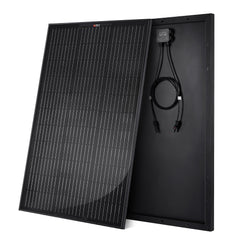 MEGA 100 ONYX | 100 Watt Solar Panel | Premier 12V Off-Grid Solar Panel for Vans, Campers, Boats | 25-Year Output Warranty