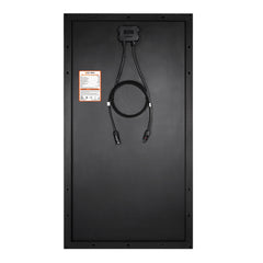 MEGA 100 ONYX | 100 Watt Solar Panel | Premier 12V Off-Grid Solar Panel for Vans, Campers, Boats | 25-Year Output Warranty