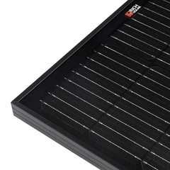 MEGA 100 ONYX | 100 Watt Solar Panel | Premier 12V Off-Grid Solar Panel for Vans, Campers, Boats | 25-Year Output Warranty