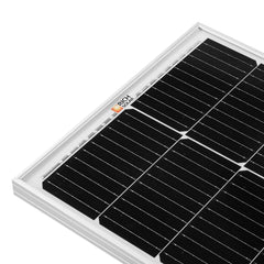 MEGA 100 SLIM SLX | 100 Watt Slim Solar Panel | Compact 12V Off-Grid Narrow Solar Panel for Campers, Overlanders, Boats | 25-Year Output Warranty