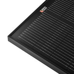 Rich Solar MEGA 100 SLIM | 100 Watt Slim Solar Panel | Compact 12V Off-Grid Narrow Solar Panel for Vans, Overlanders, Boats | 25-Year Output Warranty