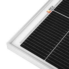 MEGA 130 SLIM | 130 Watt Slim Solar Panel | Compact 12V Narrow Panel for Vans, Campers, Boats  | 25-Year Output Warranty