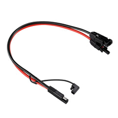 10AWG Solar Connector to SAE Adapter | Connect Solar Panel Connectors to SAE Plug