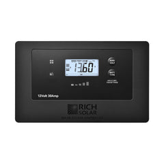 BRAVO AIR 30 | 30A Flush Mount PWM Solar Charge Controller | Bluetooth & Multi-Protection | Premium 12V 30A Controller for RVs, Trailers, Campers, Vans & Boats