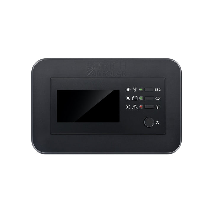Rich Solar Inverter Remote Controller with LCD | Wall-Mount Meter for NOVA SWITCH & SUPERCHARGER