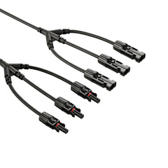 Y Branch Parallel Adapters 3-to-1 | 3-to-1 Weatherproof Parallel Adapters for Solar Panels | Easy to Install