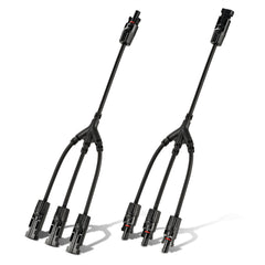 Y Branch Parallel Adapters 3-to-1 | 3-to-1 Weatherproof Parallel Adapters for Solar Panels | Easy to Install