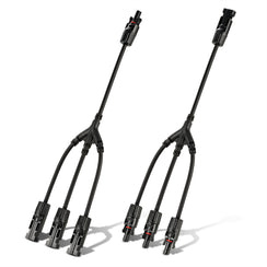 Y Branch Parallel Adapters 3-to-1 | 3-to-1 Weatherproof Parallel Adapters for Solar Panels | Easy to Install
