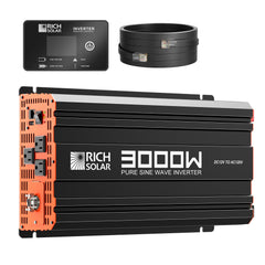 NOVA PURE 3K | 3000 Watt (3kW) 12 Volt Industrial Pure Sine Wave Inverter | Powerful 3000W 12V Off-Grid Inverter for RVs, Trailers, Campers, Vans, Trucks, Overlanders, Boats