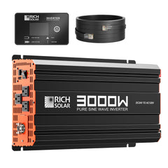NOVA PURE MAX 3K | 3000 Watt (3kW) 24 Volt Industrial Pure Sine Wave Inverter | Premier 3000W 24V Off-Grid Inverter for RVs, Trailers, Campers, Vans, Trucks, Overlanders, Boats | #1 Ranked 24V Pure Sine Wave Inverter