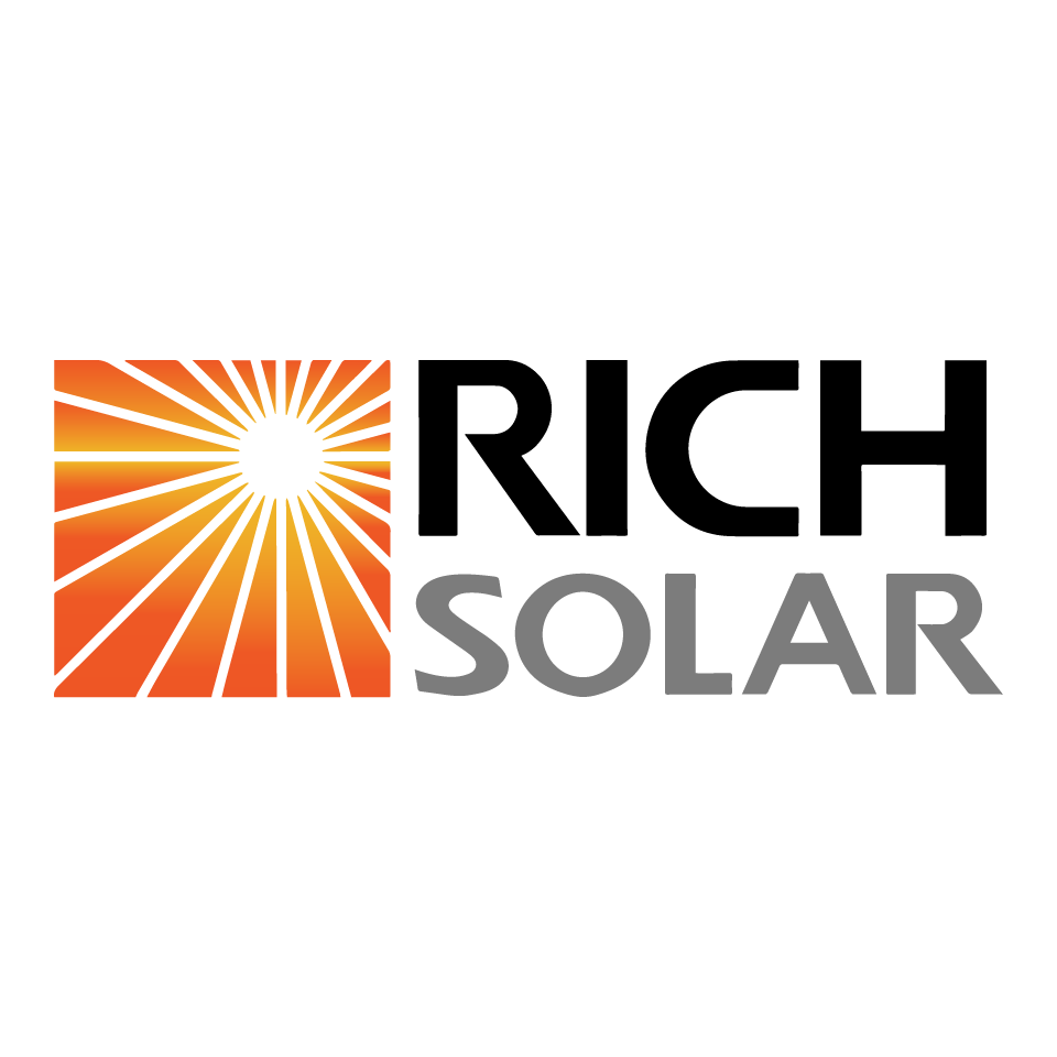 Rich Solar solar panels, ALPHA lithium batteries, MPPT charge controllers, and off-grid power system