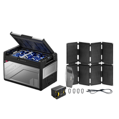 BougeRV Rocky V2.0 55QT Dual Zone 12V Portable Fridge