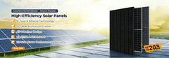 590 Watt Bifacial N-Type Monocrystalline Solar Panel