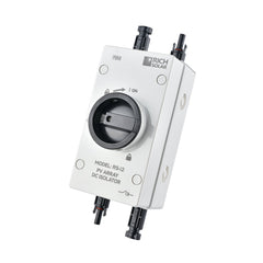 Solar PV DC Quick Disconnect Switch | Solar Array DC Quick Disconnect Switch | 1500 Volt 55 Amp | 2 Pole 1 String | Easy to Install